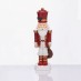 Χριστουγεννιάτικο Διακοσμητικό Καρυοθραύστης Άσπρο-Κόκκινο ύψους 35cm | Aca Lighting | X1535208